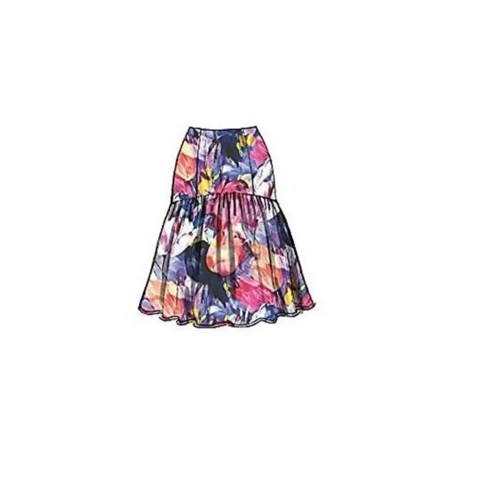 McCalls Sewing Pattern 7329 Skirt Various Length‎ Misses Size 6-14